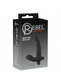 Черный вибромассажер простаты Naughty Finger Prostate Vibe - 13,8 см. - Orion - в Раменском купить с доставкой