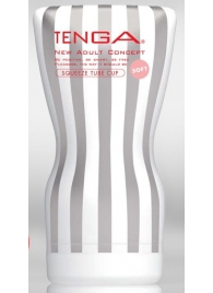 Мастурбатор TENGA Squeeze Tube Cup Soft - Tenga - в Раменском купить с доставкой