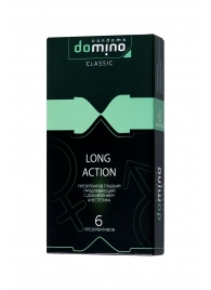 Презервативы с пролонгирующим эффектом DOMINO Classic Long action - 6 шт. - Domino - купить с доставкой в Раменском