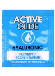 Лубрикант на водной основе Active Glide с гиалуроновой кислотой - 3 гр. - Биоритм - купить с доставкой в Раменском