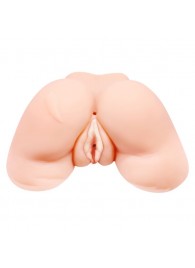 Телесная вибровагина Julie с 2 рабочими отверстиями - Baile - в Раменском купить с доставкой