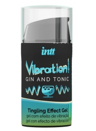 Жидкий интимный гель с эффектом вибрации Vibration! Gin   Tonic - 15 мл. - INTT - купить с доставкой в Раменском