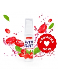 Гель-смазка Tutti-frutti со вкусом барбариса - 30 гр. - Биоритм - купить с доставкой в Раменском
