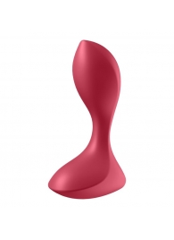 Красный вибромассажёр простаты Satisfyer Backdoor Lover - 14 см. - Satisfyer - в Раменском купить с доставкой