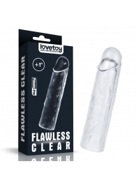 Прозрачная насадка-удлинитель Flawless Clear Penis Sleeve Add 1 - 15,5 см. - Lovetoy - в Раменском купить с доставкой