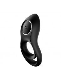 Черное эрекционное виброкольцо Legendary Duo - Satisfyer - в Раменском купить с доставкой