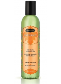 Массажное масло Naturals Tropical Mango с ароматом манго - 236 мл. - Kama Sutra - купить с доставкой в Раменском