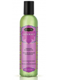 Массажное масло Naturals Island Passion Berry с ароматом тропических фруктов - 236 мл. - Kama Sutra - купить с доставкой в Раменском