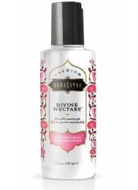 Гель-лубрикант на водной основе Divine Nectars Strawberry Dream с ароматом клубники - 150 мл. - Kama Sutra - купить с доставкой в Раменском