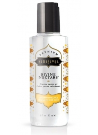 Гель-лубрикант на водной основе Divine Nectars Vanilla с ароматом ванили - 150 мл. - Kama Sutra - купить с доставкой в Раменском