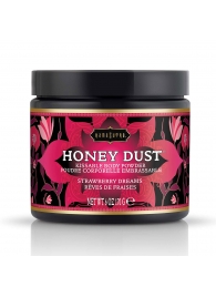 Пудра для тела Honey Dust Body Powder с ароматом клубники - 170 гр. - Kama Sutra - купить с доставкой в Раменском