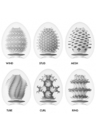 Набор из 6 мастурбаторов Tenga EGG IV с различным рельефом - Tenga - в Раменском купить с доставкой