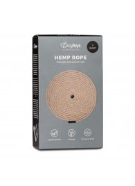 Пеньковая веревка для связывания Hemp Rope - 5 м. - Easy toys - купить с доставкой в Раменском