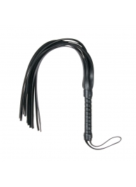 Черный флоггер Flogger Whip - 46 см. - Easy toys - купить с доставкой в Раменском