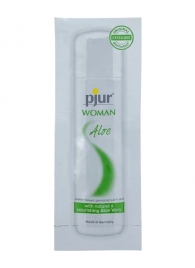 Лубрикант на водной основе pjur WOMAN Aloe - 2 мл. - Pjur - купить с доставкой в Раменском