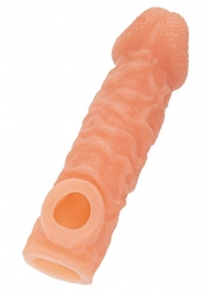 Телесная закрытая насадка с шершавой головкой Cock Sleeve Size S - 13,8 см. - KOKOS - в Раменском купить с доставкой Телесная закрытая насадка с шершавой головкой Cock Sleeve Size S - 13,8 см. - KOKOS - в Раменском купить с доставкой