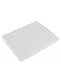 Белая виниловая простынь Vinyl Bed Sheet - Orion - купить с доставкой в Раменском