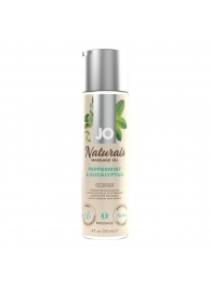 Массажное масло с ароматом перечной мяты и эвкалипта JO Naturals Peppermint   Eucalyptus - 120 мл. - System JO - купить с доставкой в Раменском