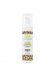 Разогревающее массажное масло с ароматом пина колада Gourmet Pina Colada - 50 мл. - Exsens - купить с доставкой в Раменском