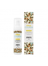 Разогревающее массажное масло с ароматом пина колада Gourmet Pina Colada - 50 мл. - Exsens - купить с доставкой в Раменском