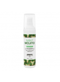 Разогревающее массажное масло с ароматом мохито Gourmet Mint Mojito - 50 мл. - Exsens - купить с доставкой в Раменском