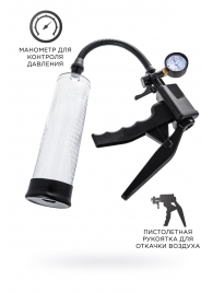 Прозрачная механическая помпа для пениса Viggo - Sexus - в Раменском купить с доставкой