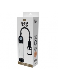 Прозрачная вакуумная помпа с манометром Deluxe Penis Pump - Dream Toys - в Раменском купить с доставкой