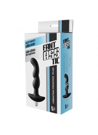 Черная вибропробка для простаты FantASStic Vibrating Prostate Plug - 14,5 см. - Dream Toys - в Раменском купить с доставкой