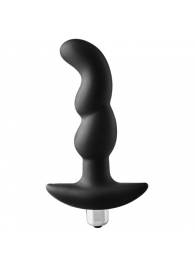 Черная вибропробка для простаты FantASStic Vibrating Prostate Plug - 14,5 см. - Dream Toys - в Раменском купить с доставкой