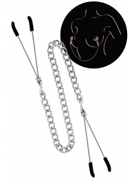 Регулируемые зажимы для сосков Sweet Caress Nipple Chain - Sweet Caress - купить с доставкой в Раменском