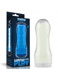 Светящийся в темноте мастурбатор Lumino Play Masturbator Ribbed - Lovetoy - в Раменском купить с доставкой