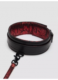 Стильный ошейник с поводком Reversible Faux Leather Collar and Lead - Fifty Shades of Grey - купить с доставкой в Раменском