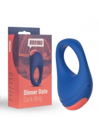 Синее эрекционное кольцо RRRING Dinner Date Cock Ring - FeelzToys - в Раменском купить с доставкой