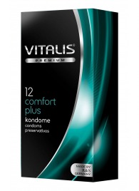 Контурные презервативы VITALIS PREMIUM comfort plus - 12 шт. - Vitalis - купить с доставкой в Раменском
