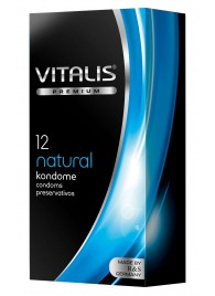 Классические презервативы VITALIS PREMIUM natural - 12 шт. - Vitalis - купить с доставкой в Раменском