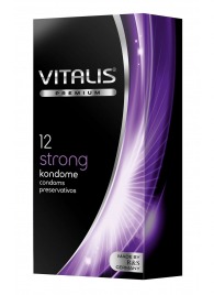 Презервативы с утолщённой стенкой VITALIS PREMIUM strong - 12 шт. - Vitalis - купить с доставкой в Раменском