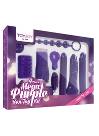 Эротический набор Toy Joy Mega Purple - Toy Joy - купить с доставкой в Раменском