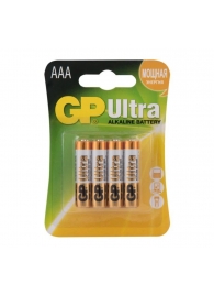 Батарейки алкалиновые GP Ultra Alkaline 24А AАA/LR03 - 4 шт. - Элементы питания - купить с доставкой в Раменском