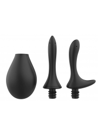 Черный анальный душ Nexus Anal Douche Set с 2 сменными насадками - Nexus Range - купить с доставкой в Раменском