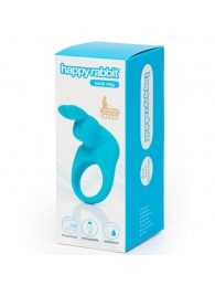 Голубое эрекционное виброкольцо Happy Rabbit Rechargeable Rabbit Cock Ring - Happy Rabbit - в Раменском купить с доставкой