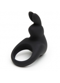 Черное эрекционное виброкольцо Happy Rabbit Rechargeable Rabbit Cock Ring - Happy Rabbit - в Раменском купить с доставкой