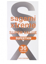 Ультратонкие презервативы Sagami Xtreme Superthin - 36 шт. - Sagami - купить с доставкой в Раменском