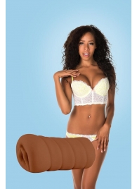 Коричневый мастурбатор-вагина BRIANNA - Dream Toys - в Раменском купить с доставкой