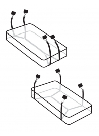 Фиксаторы для кровати WRAPAROUND MATTRESS RESTRAIN - Pipedream - купить с доставкой в Раменском