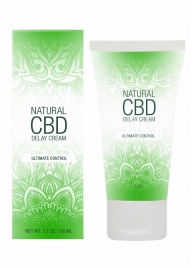 Крем-пролонгатор Natural CBD Delay Cream - 50 мл. - Shots Media BV - купить с доставкой в Раменском