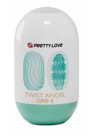 Бирюзовый мастурбатор-яйцо Twist Angel - Baile - в Раменском купить с доставкой