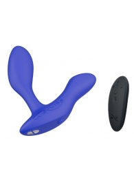 Синий анальный вибратор We-Vibe Vector+ - We-vibe - в Раменском купить с доставкой