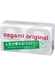 Ультратонкие презервативы Sagami Original 0.02 - 10 шт. - Sagami - купить с доставкой в Раменском