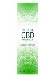 Массажное масло Natural CBD Massage Oil - 50 мл. - Shots Media BV - купить с доставкой в Раменском