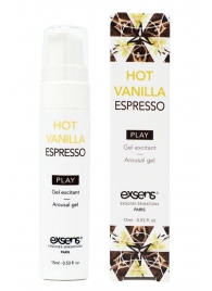 Возбуждающий гель Hot Vanilla Espresso Arousal Gel - 15 мл. - Exsens - купить с доставкой в Раменском